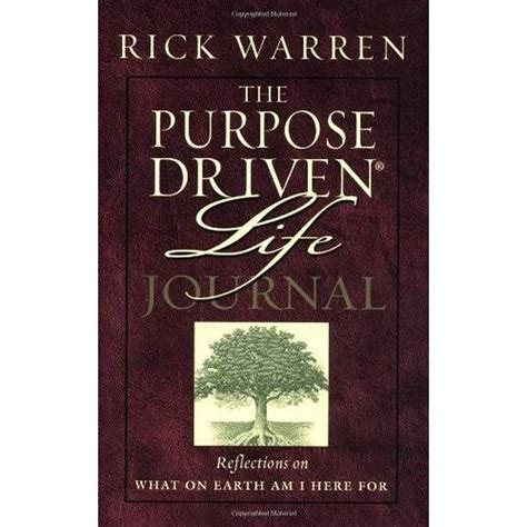 Purpose Driven Life Journal What On Earth Am I Here For Pre Owned
