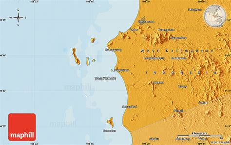Political Map Of Singkawang