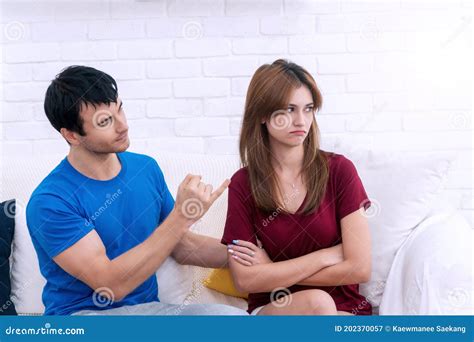 Handsome Man Trying To Reconcile With His Girlfriend After Have An