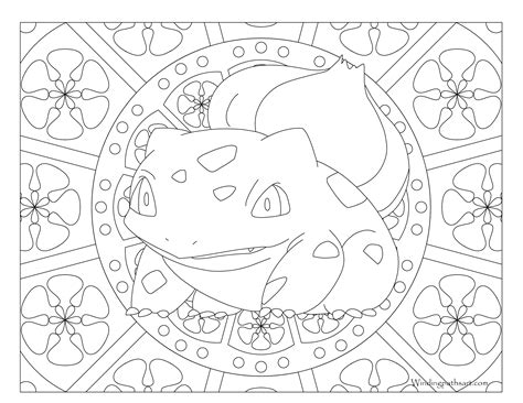 Pokemon Coloring Pages Bulbasaur