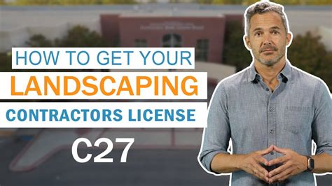 How To Get Landscaping Contractors License C27 Unlock Your Future