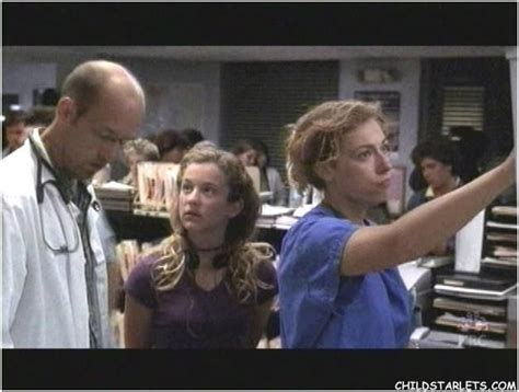 Hallee Hirsh As Rachel Greene On Er With Anthony Edwards And Alex