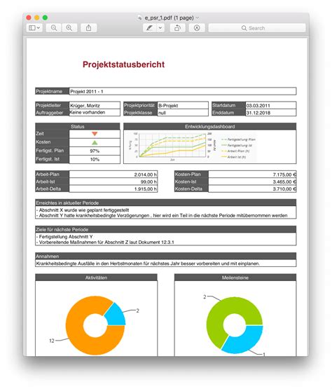 Über den aktuellen stand von projekten im bilde. Projektstatusbericht Vorlage Excel - Projekt Toolbox : Sie möchten in microsoft excel auf abruf ...