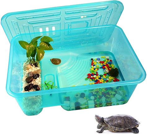 Multi Functional Turtle Reptile Carrier With Cover Tank Nx 19 Online