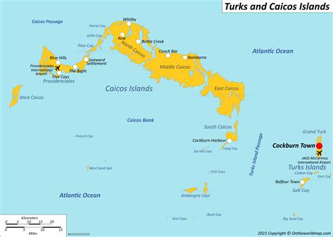 Turks And Caicos Map United Kingdom Detailed Maps Of Turks And