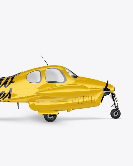 Download Free Mockups Sport Airplane Mockup - Side View Object Mockups - Paper Mockups, Free Downloads ...