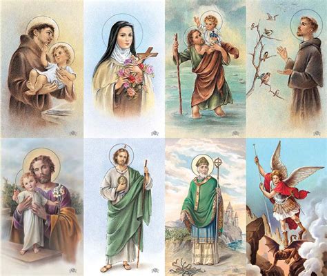 All Saints Prayer Cards 8 Up