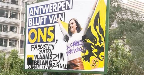 This means that the ultimate goal is the. Gloednieuw reclamebord Vlaams Belang al gevandaliseerd