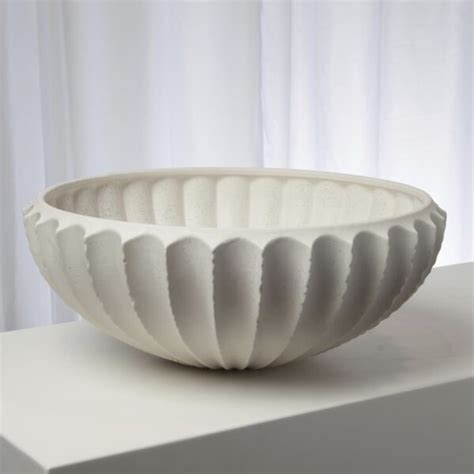 Grillo Ceramic Bowl White Moniker Home