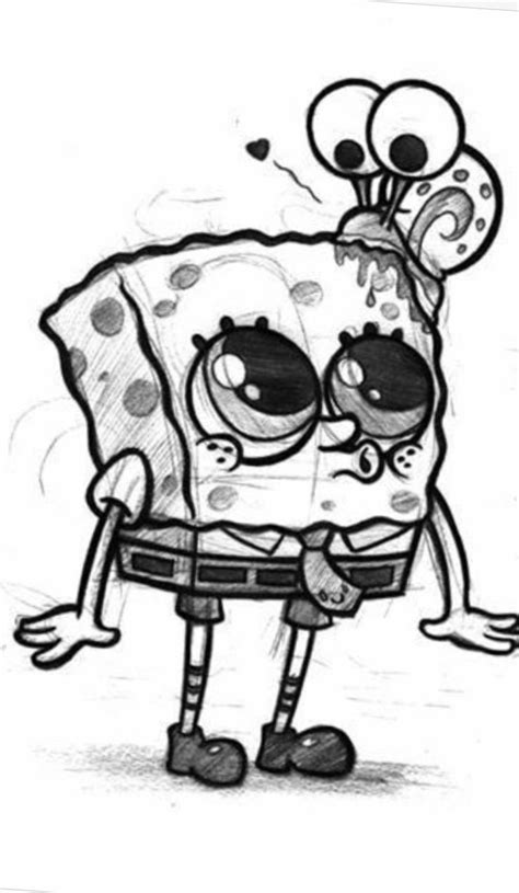 Pin de Lucy en Spongebob Mejores dibujos a lapiz, Dibujos, Dibujos kawaii