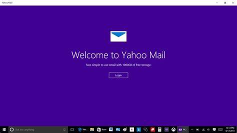 Yahoo Mail App Released For Windows 10 Supports Lock Screen