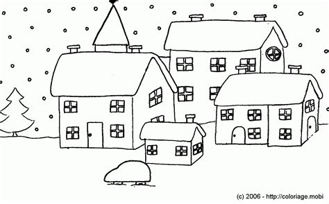 Dessins Gratuits À Colorier  Coloriage Villages À Imprimer destiné