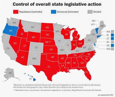 Politically Speaking Record Gop Dominance Of State Legislatures All In One Map