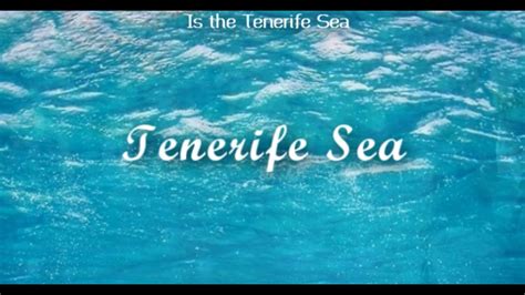 Despite being the most popular and developed of the canary islands, tenerife still shows influence from the aboriginal guanches people. Ed Sheeran - Tenerife Sea (Lyrics Español-Ingles) - YouTube