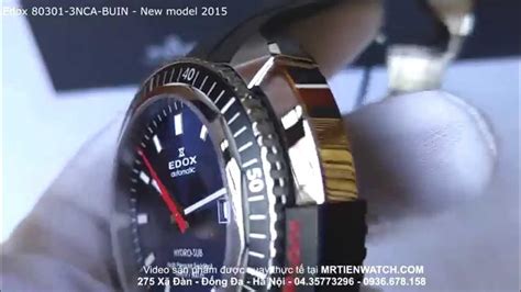 Edox 80301 3nca Buin Hydro Sub Master Diver Watch 2015 Youtube