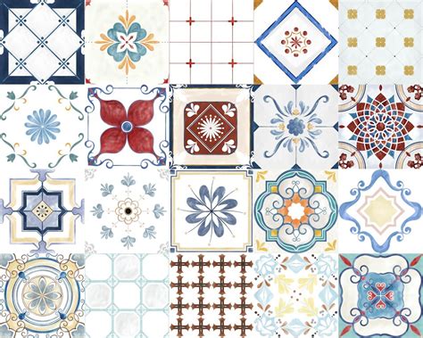 Tile Pattern Designs Free Seamless Vector Illustration And Png Pattern
