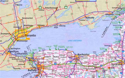 Lake Ontario Map