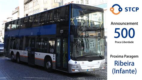 Serviço da stcp condicionado na manhã dia. STCP - Porto - Bus N.500 - Announcement - YouTube