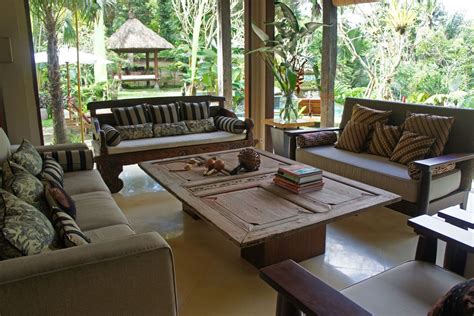 balinese living room decor modern architecture