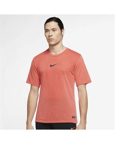 Nike Synthetic Pro Dri Fit Npc Adv Short Sleeve Top For Men Lyst