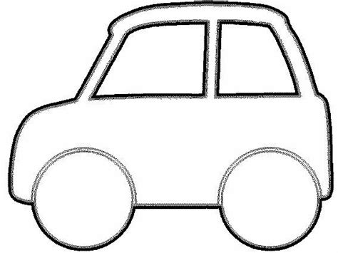 Auto: 10 Auto Vorlage Zum Ausschneiden