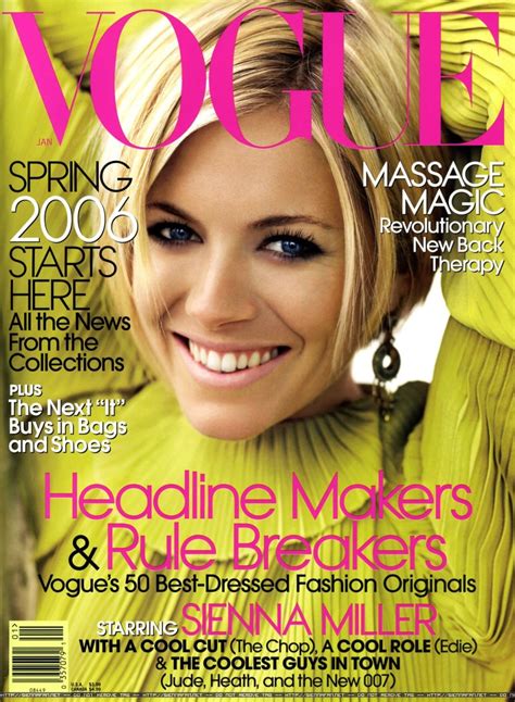 Vogues Covers Sienna Miller