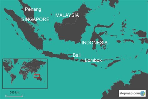 World Map Singapore And Malaysia Map Of World