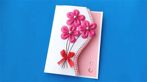 This could bring back memories of her childhood and could be a very thoughtful gift. How to make Birthday Card for Best Mom / Handmade easy ...