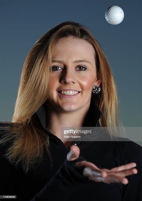 Australian Amateur Golfer Jasmine Finlay Poses During A Portrait