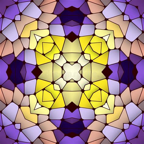 Bright Seamless Abstract Pattern Kaleidoscope Stock Vector