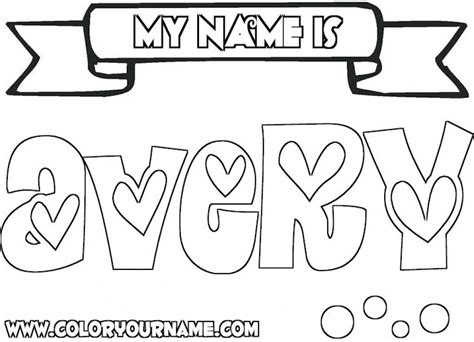 Make Your Own Name Coloring Pages at GetColorings.com | Free printable