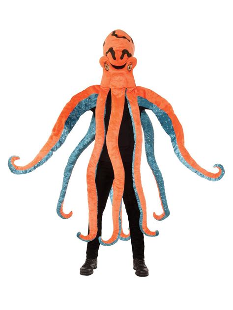 octopus adult mascot costume