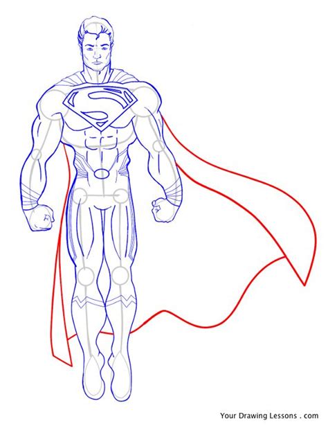 How to draw a cape in photoshop. How To Draw Superman - Your Drawing Lessons