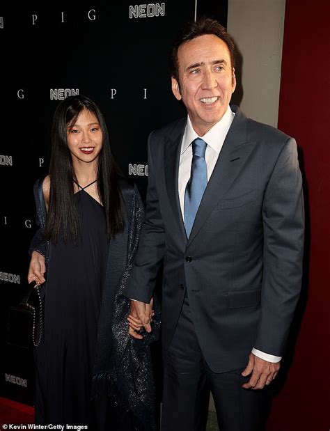 Nicolas Cage 57 Holds Hands With His Fifth Wife Riko Shibata 26 At