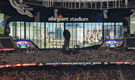 Tour Las Vegas Raiders Stadium Allegiant Stadium Inside And Out