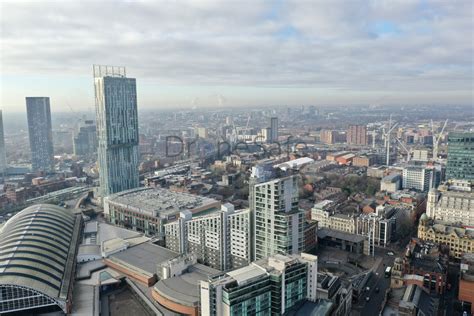 Manchester Skyline From The 1170 In Greater Manchester