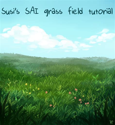 Thigamajigs I Want To Draw Grass Painting Digital Painting Tutorials