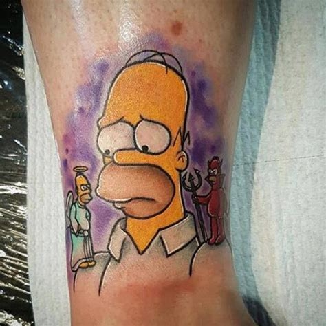 SimpsonsTattoo Simpsons Tattoo Simpsons Art Simpsons Characters