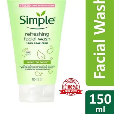 Simple Refreshing Facial Wash 150ml Shopee Indonesia