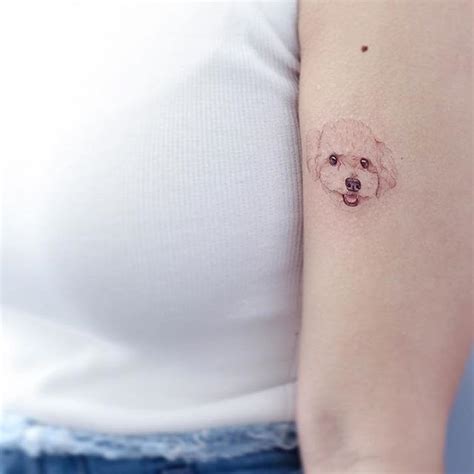🐶 Poodle Artist Hktattoomini Poodle Tattoo Tattoos Dog Tattoo