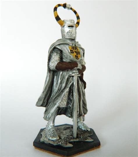 Grand Master Of The Teutonic Order 54 Mm Metal Figure Middle Etsy