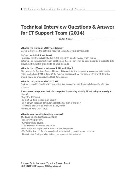 How To Answer Technical Interview Questions InterviewProTips Com