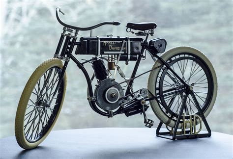 A 1903 Harley Davidson Running On A Single Cylinder 102 Cubic Inch