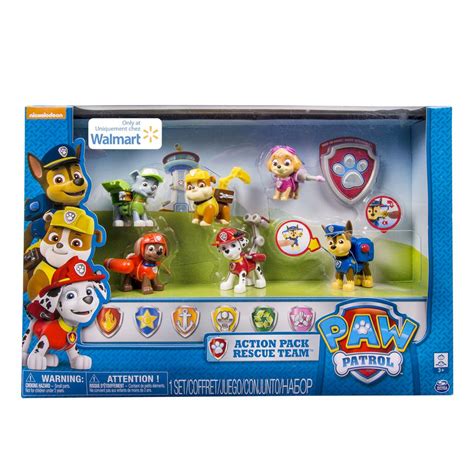 Spin Master Paw Patrol Paw Patrol Action Pack Rescue Team Walmart Exclusive Us