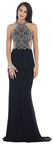 Royal Queen Rq7421 Sexy Stretchy Prom Gown 4 Black