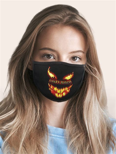 Disturbed Face Mask Reusable Washable 100 Cotton Inside Etsy