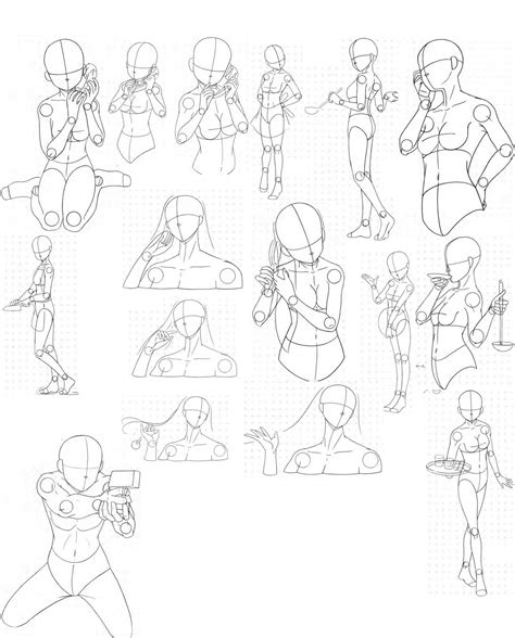 Body Sheet 7 Via Deviantart Drawings Drawing Base Anime Drawings
