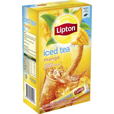 Lipton Iced Tea Mango Sachets 20 Pack Woolworths
