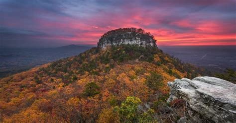 The food lion grocery store of pilot mountain is everything you need in a grocery store. Autumn Sunrise, Pilot Mountain State Park, North Carolina ...