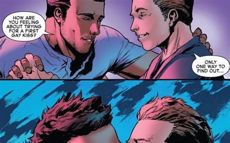 This Marvel Superhero Just Had His First Gay Kiss And It Was Adorable